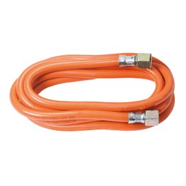 ROTHENBERGER Industrial 032201E Propane Gas Hose 2.5 m Length, Connection: 2 x G 3/8 L, EN 1327, Pressure: 2 MPa (20 bar), 5 mm