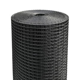 Black Hardware Cloth 1/2 inch 48'' x 50' 19 Gauge, Chicken Wire Fence Roll, Chicken Wire Mesh, Garden Fencing, Wire Fencing, Hardware Mesh, Cage Wire, Vinyl Fencing, Tree Fence