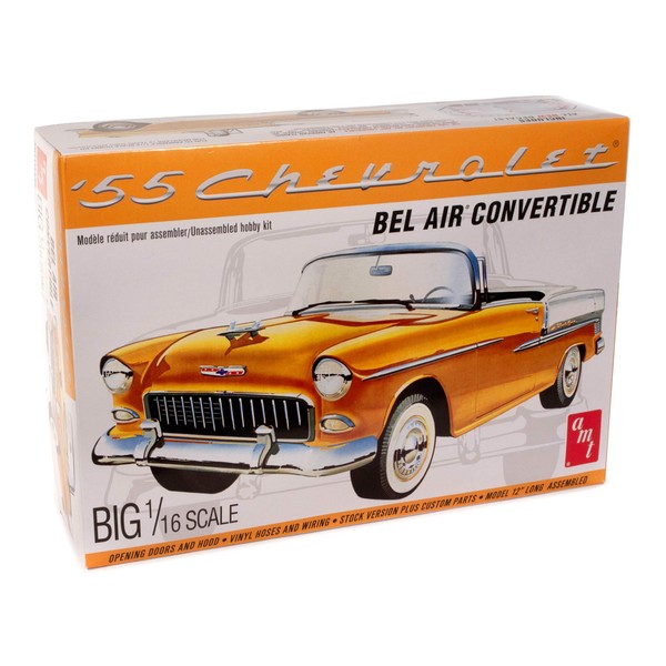 AMT 1/16 1955 Chevy Bel Air Convertible AMT1134 Plastics Cars/Trucks