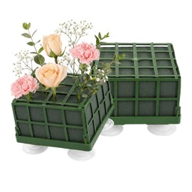 UPKOCH 2 Pezzi in Schiuma con Ventosa, per Fiori e Auto, Decorazione per Matrimoni, Fiori freschi, Fiori secchi