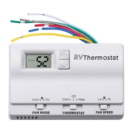 KUTTOLE 83303862 Upgrade T-Stat Wall Digital Thermostat fits for Coleman Mach 8330-336 337 338 339 368 386 Heat/Cool Air Conditioner Digital Thermostat White Temperature Adjustment from 37℃ to -1 ℃