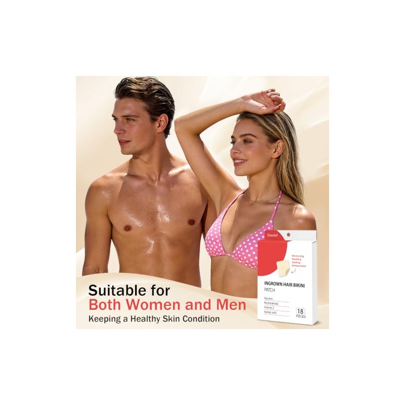 Parches Vellos Encarnados Ácido Azelaico Niacinamida Zona Bikini Axilas
