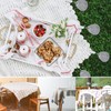 Pack of 12 Tablecloth Weights Made of Natural Stone, Tablecloth