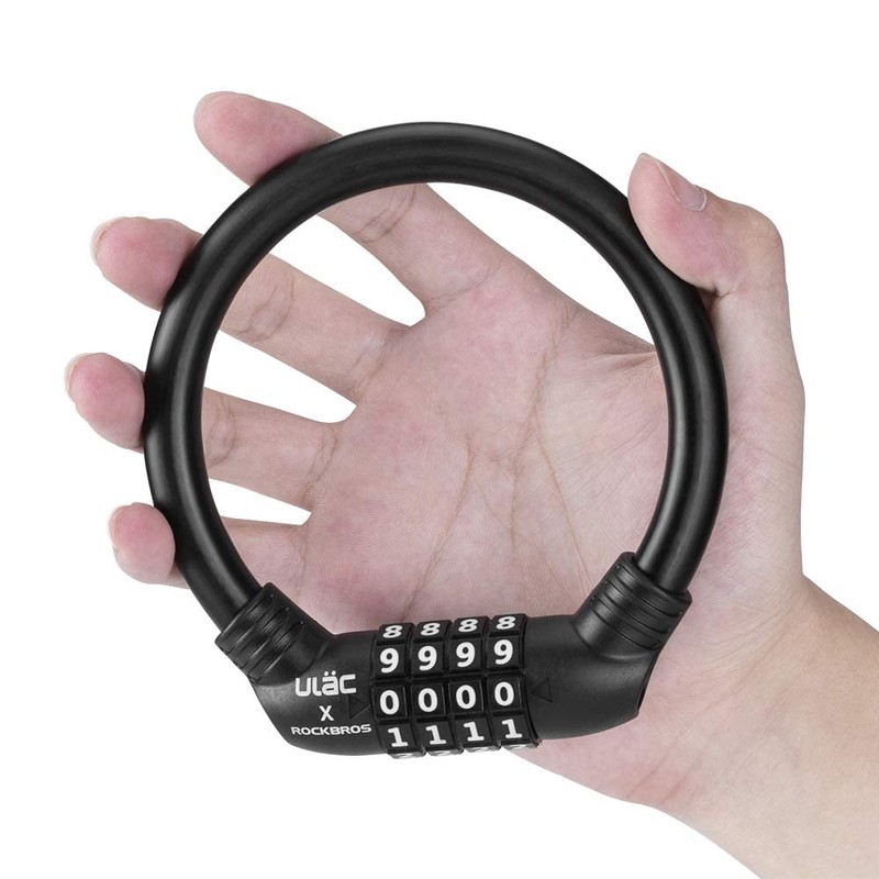 ULAC Bicycle Key Cable Lock Cross Bike Wire Lock Lightweight