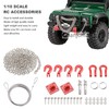 Chanjorlin 1/10 RC Car Mini Metal Trailer Chain and Tow