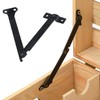 Antrader 6 Pcs Lid Folding Support Hinges,Lift Up Stay Hinge