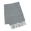 David & Young Softer Than Cashmere Houndstooth Winter Scarf, Black
