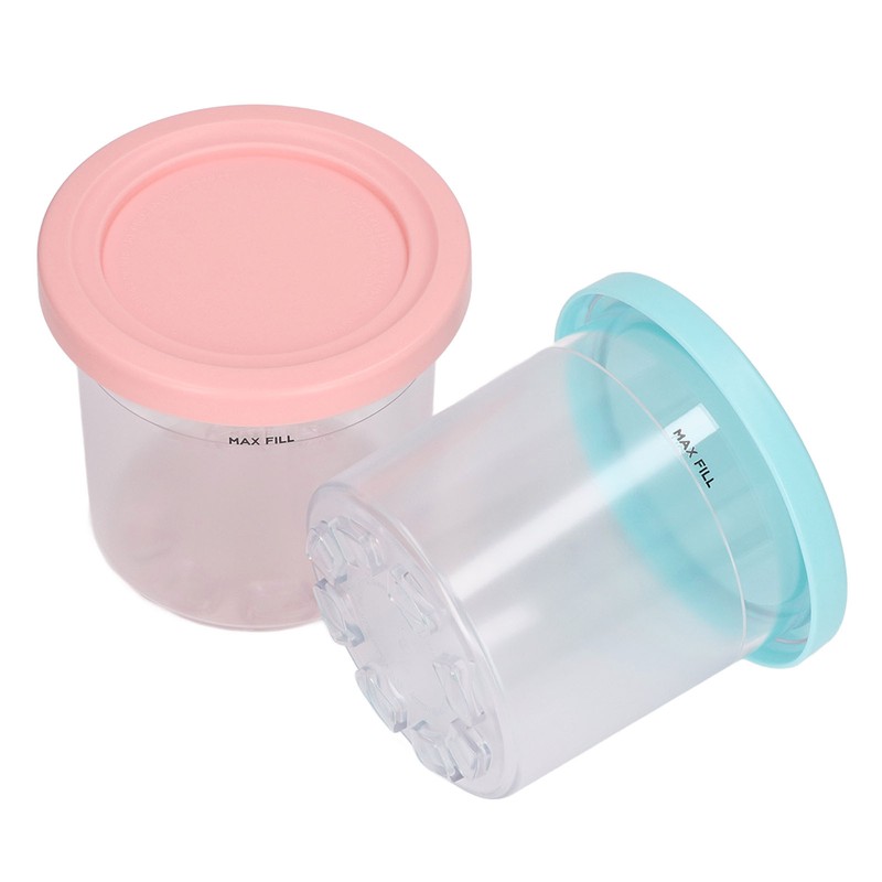 Ice Cream Pints Transparent Reusable Pints Homemade Ice Cream Container