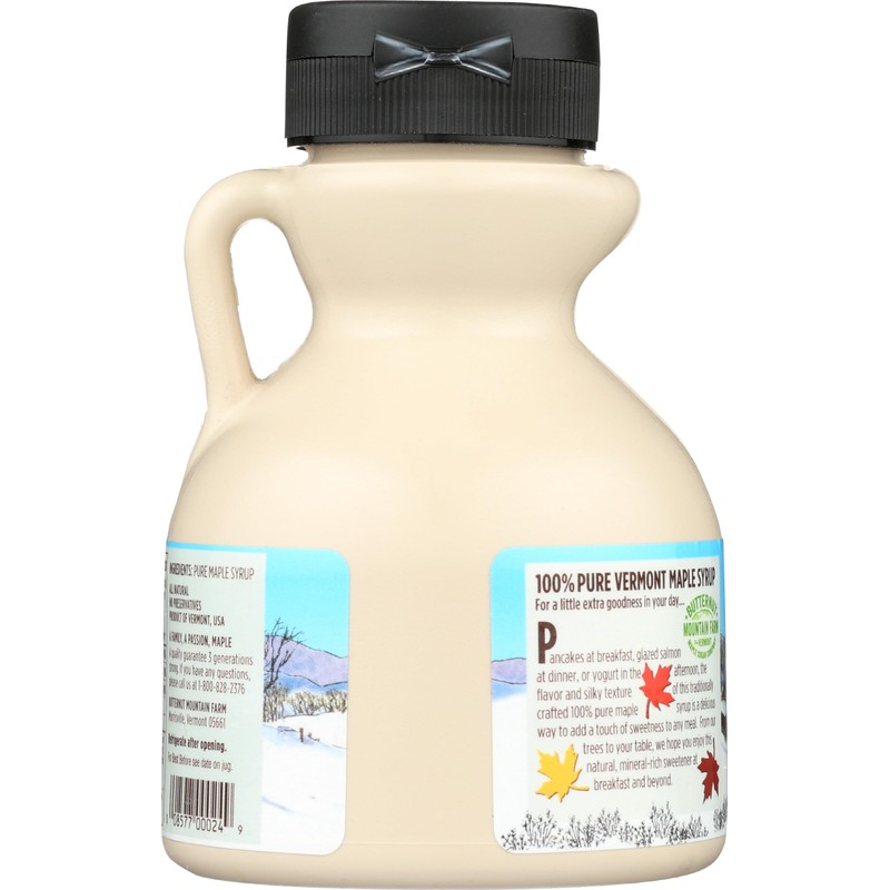 BUTTERNUT MOUNTAIN FARM Rich Amber Maple Syrup Jug, 8 FZ