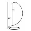 Creative Hobbies Ornament Display Stand Wire Hanger Holders,10 Inch Tall