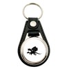 Huuraa Keyring Dragon Silhouette Gift Shopping Trolley Token Dragon Gift