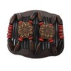 LOVEF 4 Pcs Wood Double Combs Magic Hair Clips Women