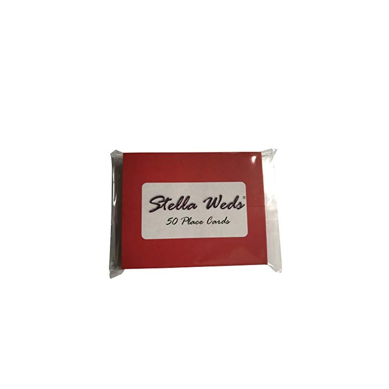 Stella Weds® 50 x Blank Wedding Party Table Name Place