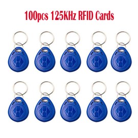 Key Fob 125KHz RFID T5577 Keyring, 125 Khz T5577-blue 100