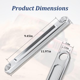 RUB0B0SHOP Transmission Shaft Aluminum Clutch Alignment Tool Replacement for Polaris RZR General Ranger XP 1000 2016-2024, RZR Transmission Shaft Clutch Tool (Silver)