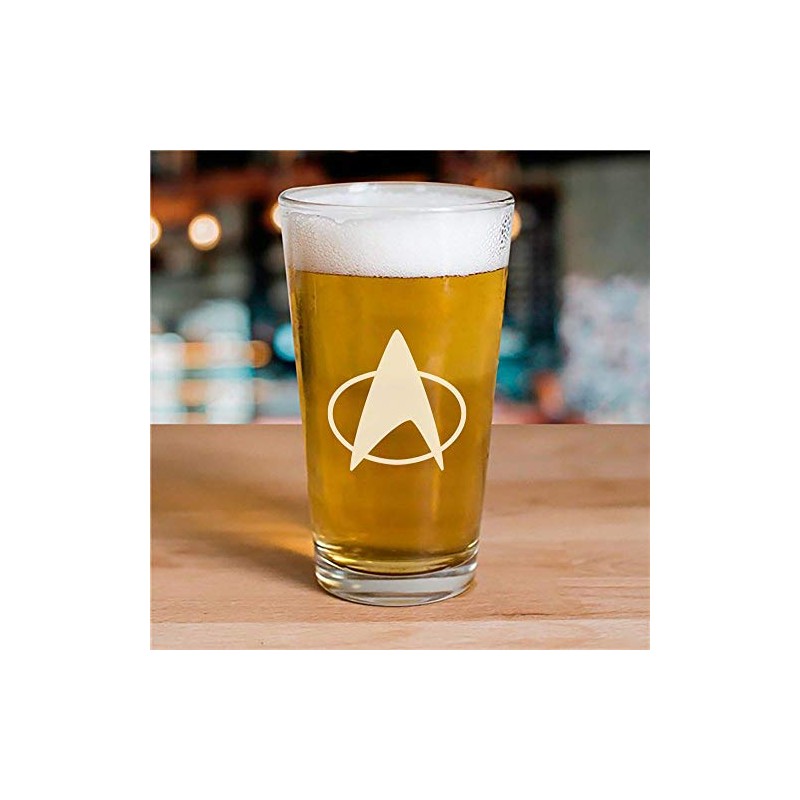 Star Trek: The Next Generation Delta Laser Engraved Pilsner Glass