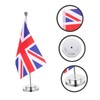 NUOBESTY Mini British Table Flag UK Table Flag British Table