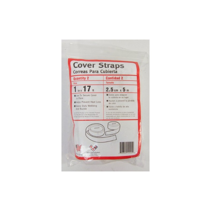 17' (204") Cooler Cover Straps for Evaporative Swamp Cooler Covers