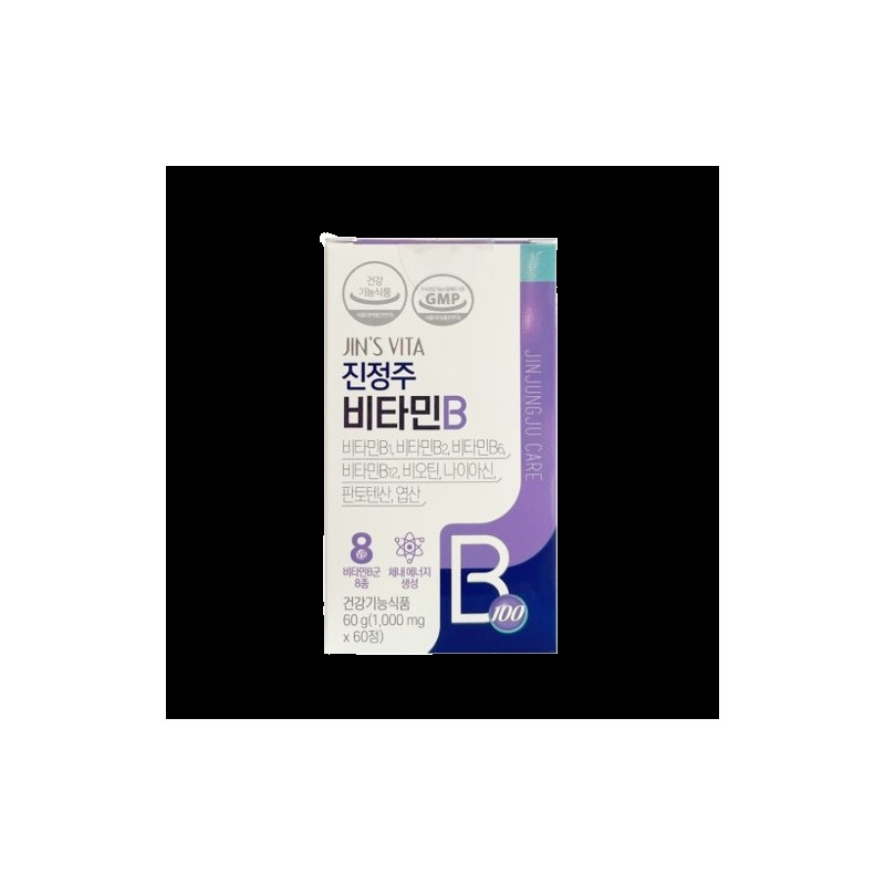 Jinju Vitamin B 1000mg x 60 tablets / 진정주 비타민B