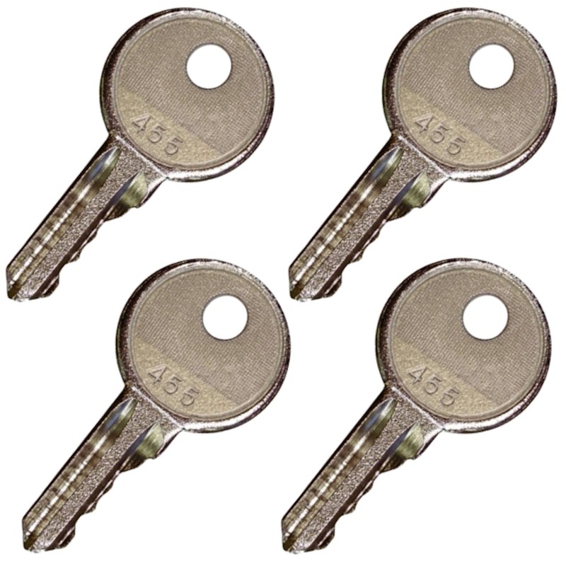 FridayParts 4 Ignition Keys 455 key 104466 for Skyjack Genie