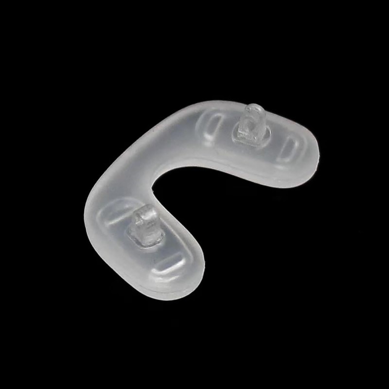 Eyeglass Nose Pads,U Shaped Screw-in Nose Piece，Soft Silicone Non Slip