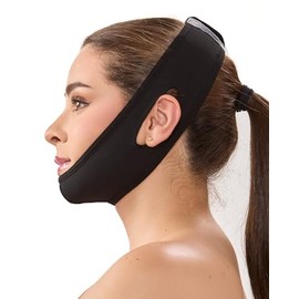 SHAPE CONCEPT Chin Strap for Sleeping 320 with Powernet, Otoplasty Headband, Double Chin Reducer and Ear Correctors