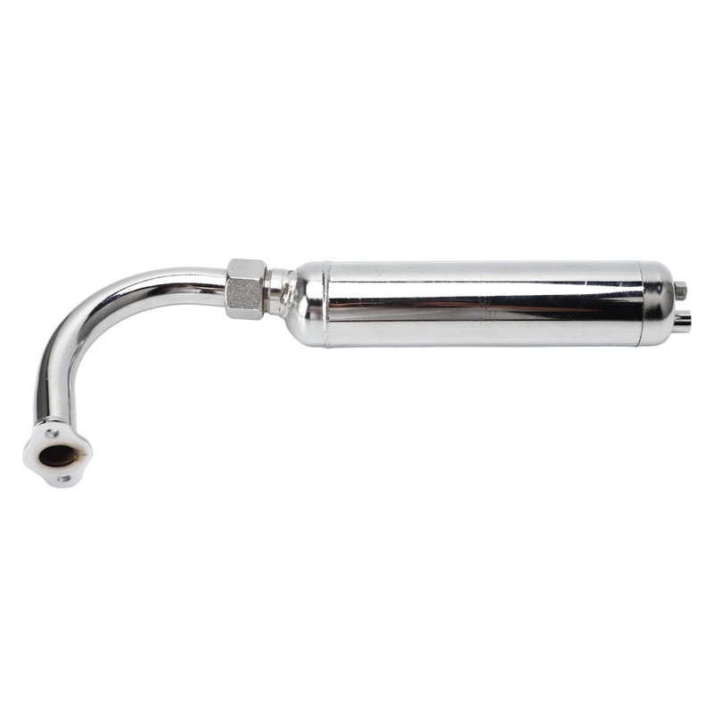 Exhaust Muffler Pipe Motorized Bicycle Engine Muffle Tailpipe Exhaust Pipe