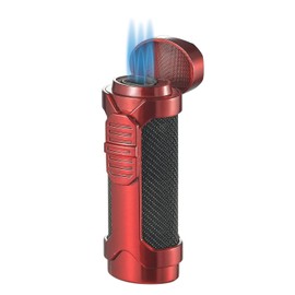 Visol Marlin Butane Torch Lighter Triple Flame Refillable Gas Lighter, Built-in Punch, Built in Holder and Windproof Adjustable Flame Lighter (Shipped Without Butane)