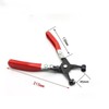 Hose Clamp Pliers Clamp Tool with Rotating Flat Band for