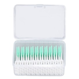 Brace Interdental Brush brushes for braces for kids Floss Toothpick er Soft Portable Massage Oral Care Plaque Removal 160pcs floss brushes for Children for Travel(Green) Interdental Brushes