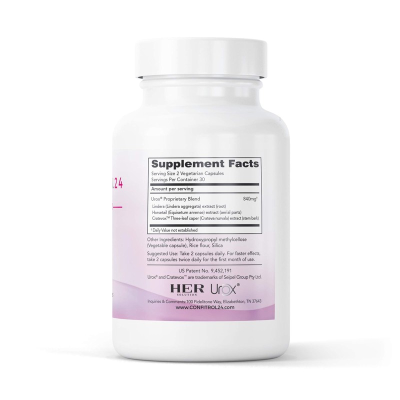 Confitrol24 Bladder Control Daily Supplement