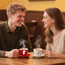 PUSCOBSY - Juego de 2 infusor de té de hojas sueltas con bonito dije de aleación, malla de acero inoxidable para flores, frutas, especias, té de hierbas y cerveza fría