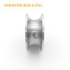 3in U Groove Wheel Stainless Steel Rolling Gate Wheels Slide