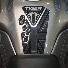 labelbike - 3D Sticker for High Tank Pad Decoration and Protection for Motorcycle Tank compatible with Triumph Tiger 900 GT PRO