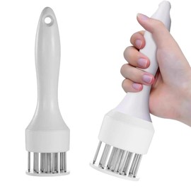 1 PCS Sharp Steak Tenderiser,Meat Tenderiser Needle,Tenderizer Tool,White.