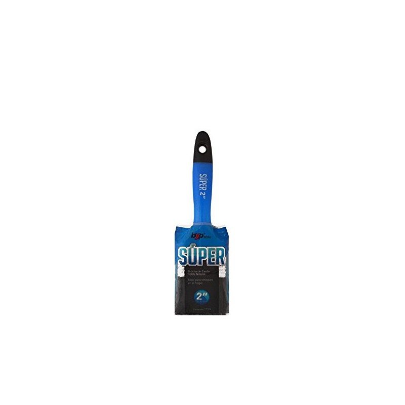 BYP Brocha La Super 2 Pulgadas Cerda Natural Mango Compacto