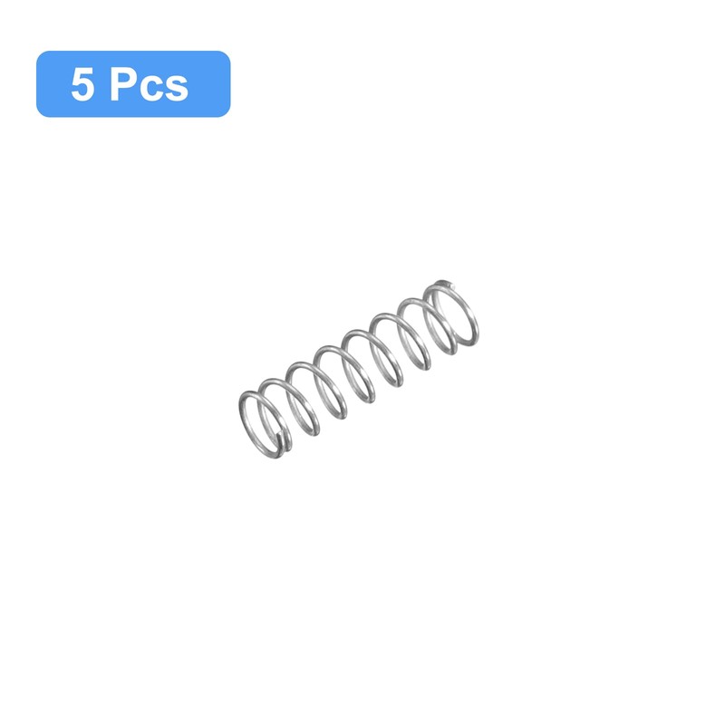 QUARKZMAN Pack of 5 Compression Spring 304 Stainless Steel Spring