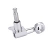 Hollow Handle Tuning Pegs Locking Machine Heads for Acoustic Electric Guitar (Silver