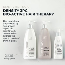Hairmax Density Haircare Shampoo, Conditioner & Booster Set - For Thinning Hair - Supports Hair Density - Invigorates Hair & Scalp - For Men & Women - 10 fl oz (2 Bottles) & 4 fl oz (1 Bottle)