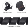 Unbranded 4 Pack Black Buckle Packing Straps with Clips, Adjustable