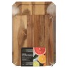 Thyme & Table 2-Piece Acacia Cutting Board Set,Non-slip silicone,Stabl