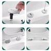 4 Pack Toilet Seat Fittings Fixings | Quick Release Hinges