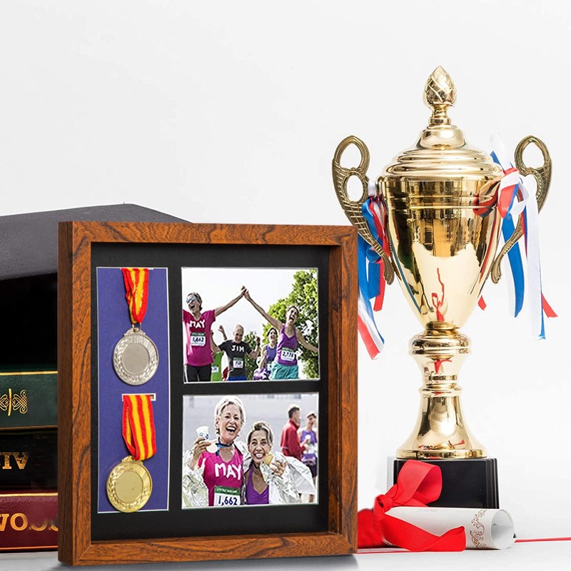 IHEIPYE Medal Display Shadow Box - Single Medal Display case