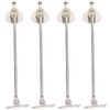 Uonlytech 4pcs cabinet support rod soft close cabinet hinges drop