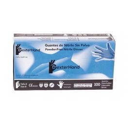 DexterHand Guante De Nitrilo Dexterhand Sin Polvo Tallas: 7/8