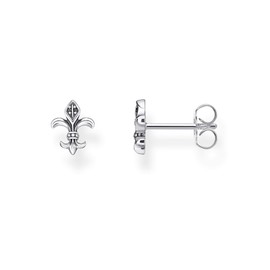 Thomas Sabo Women Stud Earrings Royal Lily 925 Sterling Silver H2113-643-11