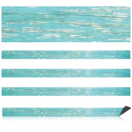 Ireer 24 Pieces Magnetic Strips Retro Magnetic Border for Classroom Whiteboard Bulletin Board Decorative Strips with Adhesive Borders for Bulletin Chalkboard(Retro)