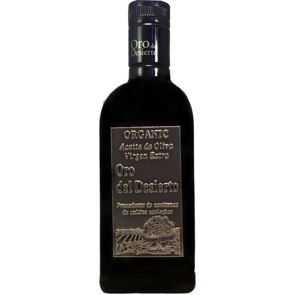 Oro Del Desierto Coupage 2020 Harvest Organic Spanish Extra Virgin Olive Oil - 0.5 Liter / 16.9 Ounce Bottle