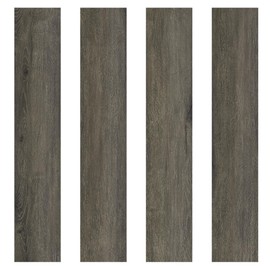 LaCheery 18-Pack 36"x6" Peel and Stick Tile Floor Brown Wood Flooring Planks Waterproof Vinyl Plank Flooring Tiles Peel and Stick Floor Tile Wood Grain Vinyl Sheet Flooring for Kitchen Bathroom Floor