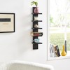 Utility Column Spine Wall Shelves - Color: Walnut